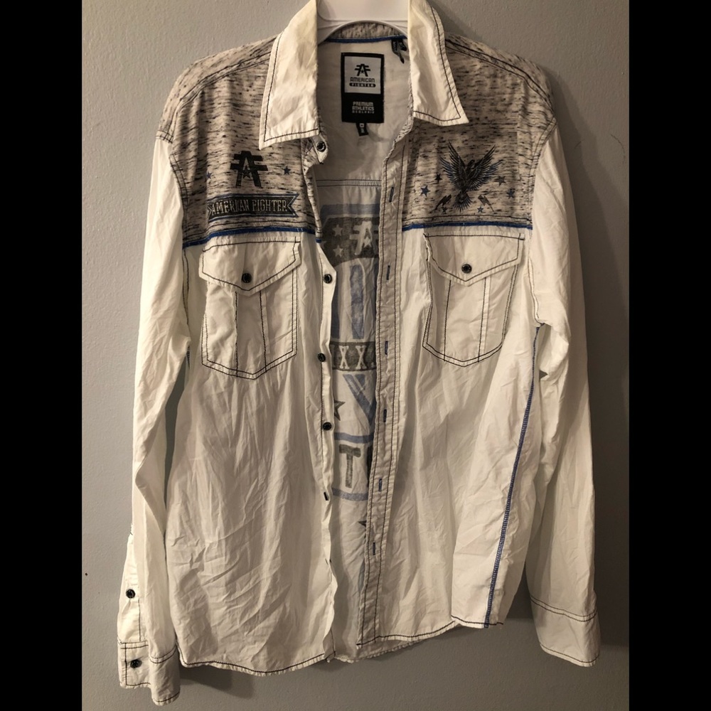 Buckle’s own American Fighter long sleeve shirt!!